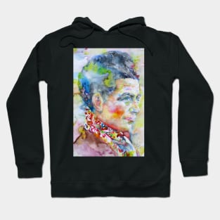 SIMONE DE BEAUVOIR - watercolor portrait Hoodie